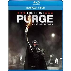 The First Purge [ Blu-ray, DVD ] 2018 1hr 38 Mins ] Horror Starring Y'lan Noel